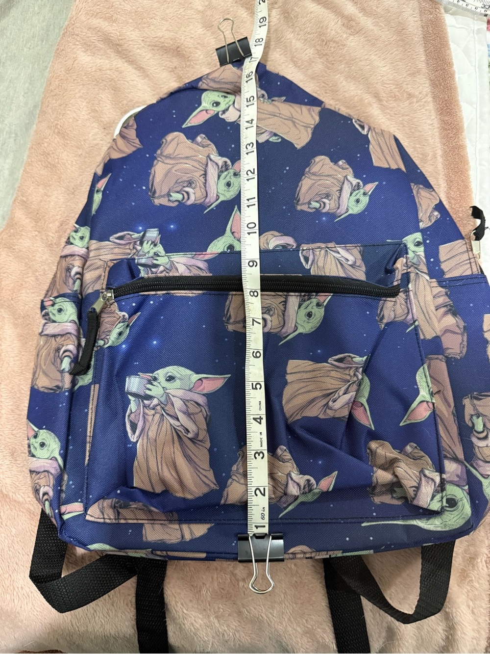 The Child Pattern Navy Backpack - Picture 4 of 5